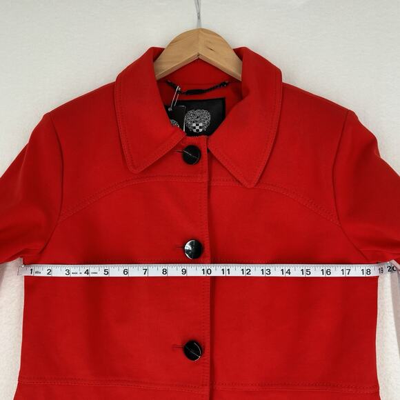 Vince Camino Women’s Red Coat Size Medium MSRP $300 - Picture 4 of 11
